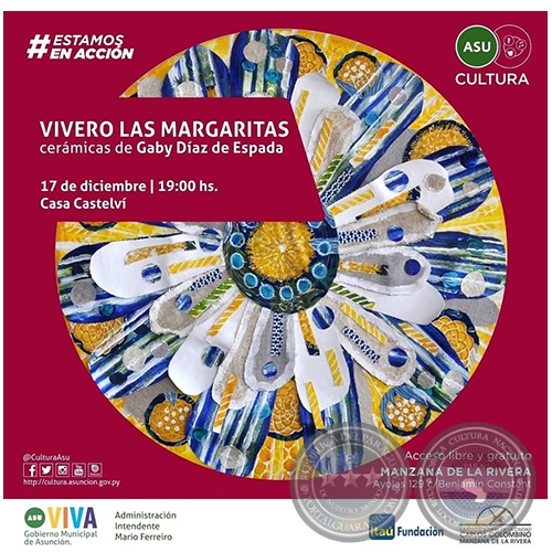 Vivero de Margaritas - Cermicas de Gaby Daz de Espada - Martes, 17 de Diciembre de 2019